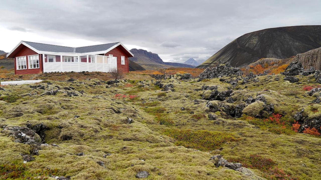 Вилла House In Lava Боргарнес Экстерьер фото