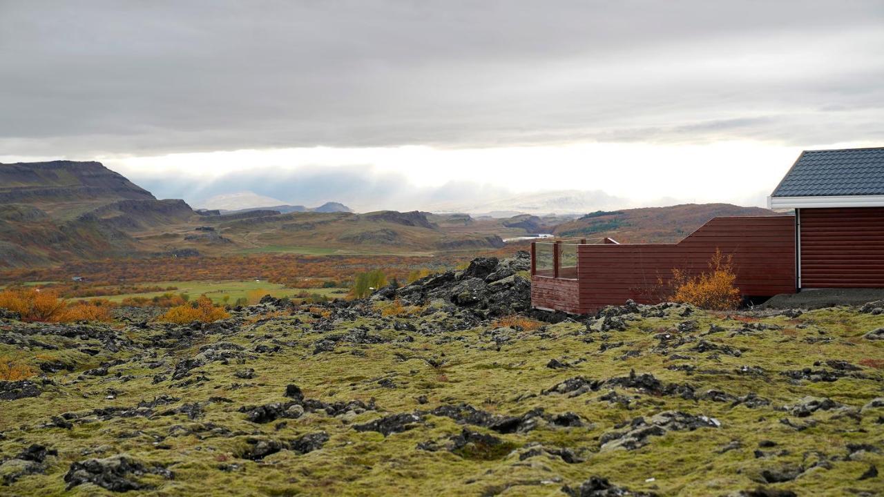 Вилла House In Lava Боргарнес Экстерьер фото