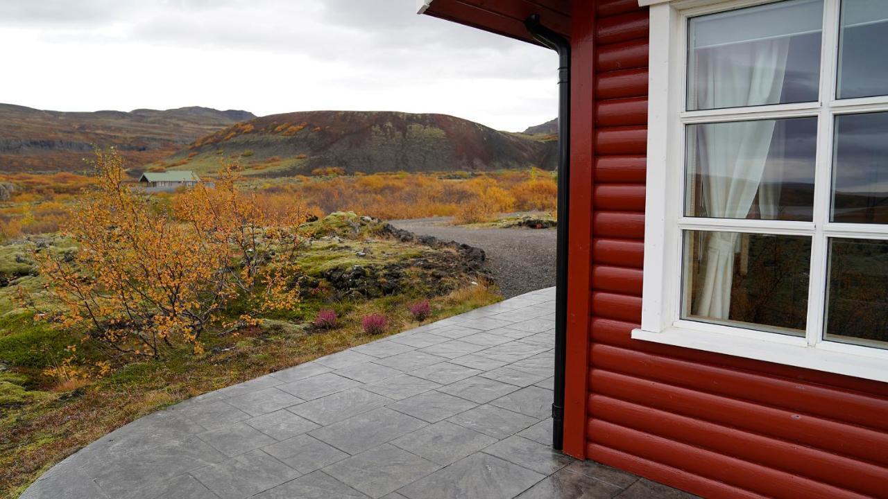 Вилла House In Lava Боргарнес Экстерьер фото